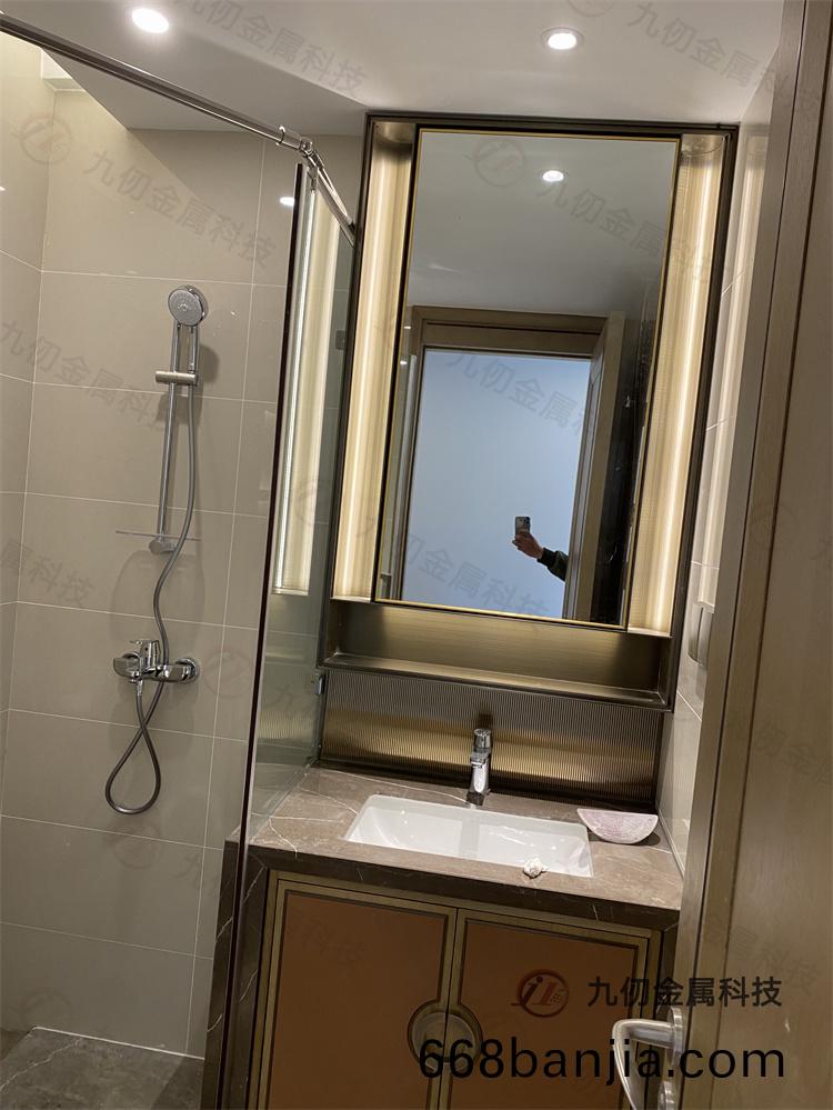 洗手(shou)間(jian)不(bu)鏽鋼(gang)鏡(jing)櫃(gui)設(she)計(ji)裝(zhuang)飾